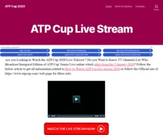 Atpcuplive.com(ATP Cup 2020 Live Stream & TV Channels) Screenshot