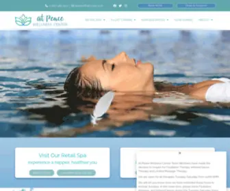 Atpeacefloat.com(AtPeace Floatation Massage Spa) Screenshot