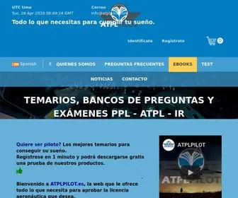 Atplpilot.es(EL MEJOR BANCO DE TESTS ONLINE PPL) Screenshot