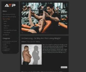 Atppersonaltrainingblog.com(Everything You Need To Know About Personal Training) Screenshot