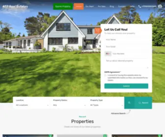 Atprealestates.com(Real Estate Listing Website in Anantapur) Screenshot