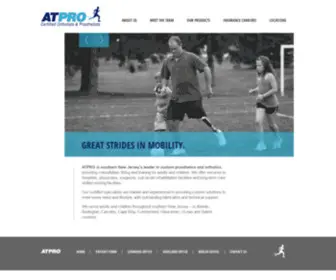 Atpro.com(Certified Orthotists & Prosthetists) Screenshot