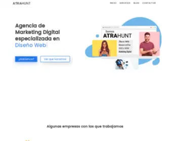 Atrahunt.com(Agencia de Marketing Digital y Servicios Web) Screenshot