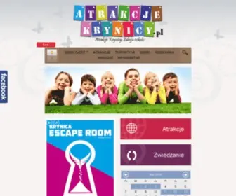 AtrakcJekrynicy.pl(Krynica Zdr) Screenshot