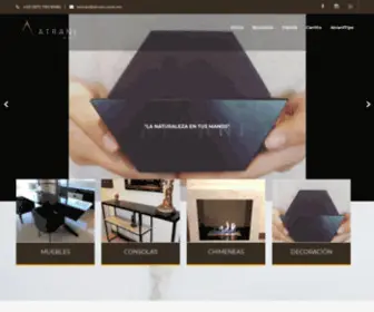 Atrani.com.mx(La Piedra Transformada En Arte) Screenshot