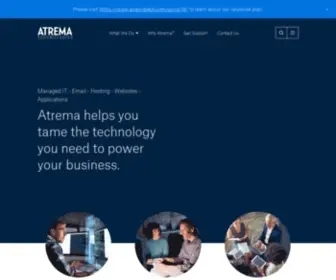 Atrematech.com(Managed IT) Screenshot