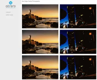 Atrero.com(San Diego Wedding Photographer) Screenshot