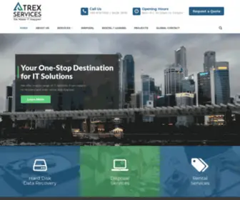 Atrexservices.com(Atrex Services) Screenshot