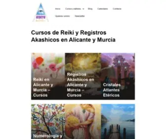 Atreyuholistics.com(Cursos de Reiki) Screenshot