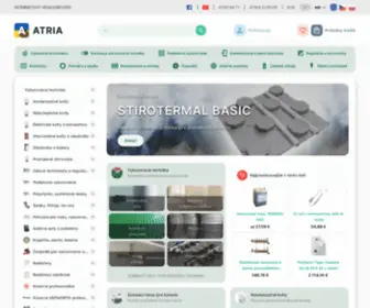 Atria.sk(Najväčší internetový veľkoobchod v oblasti DOM) Screenshot