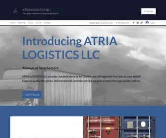 Atrialogisticsllc.com(Atria Logistics LLC) Screenshot