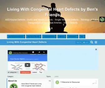 Atrialseptaldefectsupport.org(Living With Congenital Heart Defects) Screenshot