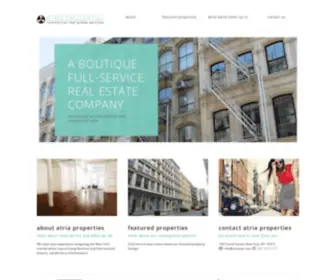 Atrianyc.com(Atria NYC) Screenshot