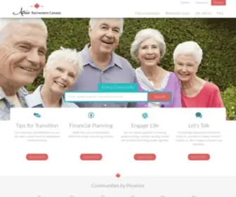Atriaretirement.ca(Canada Retirement Communities) Screenshot