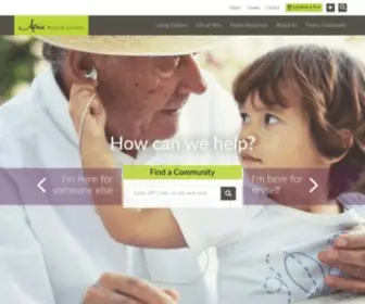 Atriaseniorliving.com(Independent, Assisted Living and Memory Care) Screenshot