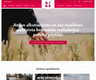 Atriatuottajat.fi(Atria Alkutuotanto) Screenshot