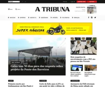 Atribuna.com.br(A Tribuna A Tribuna) Screenshot