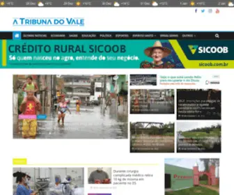 Atribunadovale.com(Início) Screenshot