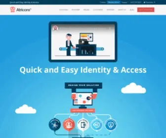 Atricore.com(The Company behind JOSSO) Screenshot