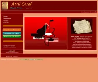 Atrilcoral.com(Atril Coral) Screenshot