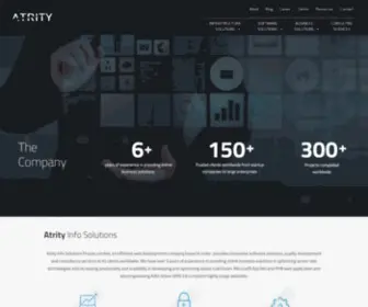 Atrity.in(IT infrastructure services company in India) Screenshot