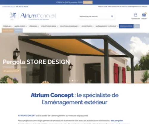 Atrium-Concept.fr(Véranda) Screenshot