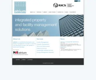 Atrium-Consulting.com(Integrated property and facility management solutions) Screenshot