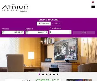 Atrium-Mainz.de(Atrium Hotel Mainz) Screenshot