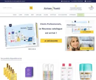 Atrium-Sante.fr(OVHcloud accompagne votre évolution grâce au meilleur des infrastructures web) Screenshot