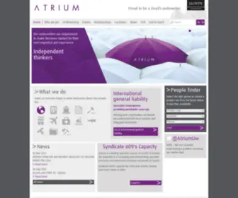 Atrium-UW.com(Atrium) Screenshot