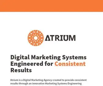 Atriumdigital.com(Digital Marketing Systems Engineered for Consistent Results) Screenshot