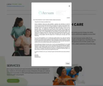 Atriumhealthcare.com(Atrium Health Care Center) Screenshot