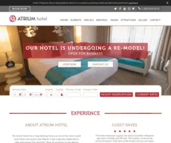 Atriumhotel.com(Atrium Hotel) Screenshot