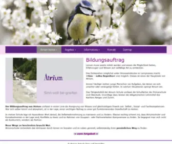 Atriumschule.ch(Atrium Schule Fislisbach) Screenshot