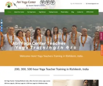 Atriyogacenter.com(Yoga Teacher Training in Rishikesh) Screenshot