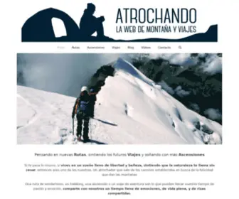 Atrochando.com(Rutas Ascensiones Viajes) Screenshot