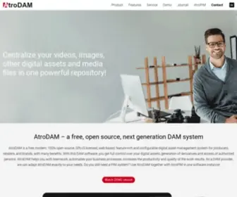 Atrodam.com(Open source DAM system of the new generation) Screenshot