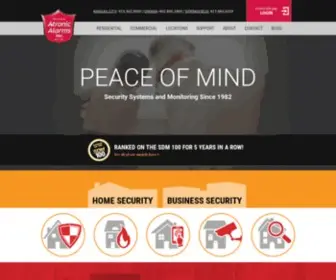 Atronicalarms.com(Kansas City Best Home Security Systems) Screenshot
