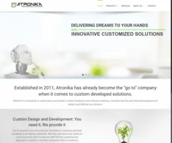 Atronika.com(Process Automation) Screenshot