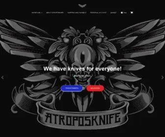 Atroposknife.ru(Balisong-butterfly knife, fortel knife) Screenshot