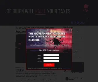 ATR.org(Americans for Tax Reform) Screenshot