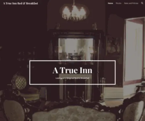 Atrueinn.com(A True Inn Bed & Breakfast) Screenshot