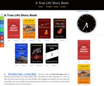 Atruelifestory.com(A True Life Story Book) Screenshot