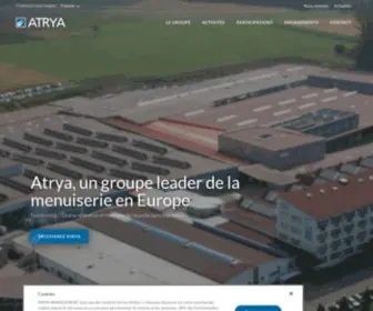 Atrya.fr(Groupe leader de la menuiserie en Europe) Screenshot