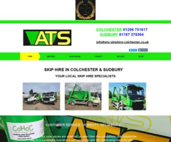 ATS-Skiphire-Colchester.co.uk(Local Skip Hire in Colchester & Sudbury) Screenshot