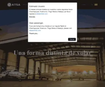 Atsaperu.com(Atsa Chárter) Screenshot