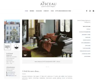 Atsceau.be(Professional Showroom PIERRE FREY & ATSCEAU Grand Sablon 33 1000 Brussels Open) Screenshot