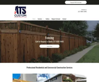 Atscustomconstruction.com(Custom Construction) Screenshot