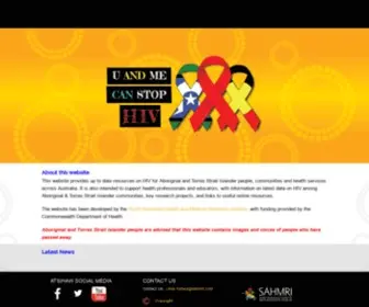 Atsihiv.org.au(Aboriginal and Torres Strait Islander HIV Awareness Week) Screenshot