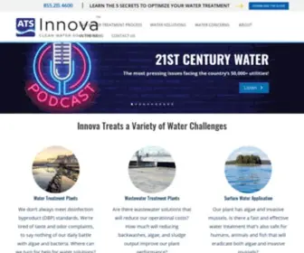 Atsinnovawatertreatment.com(ATS's Innova) Screenshot